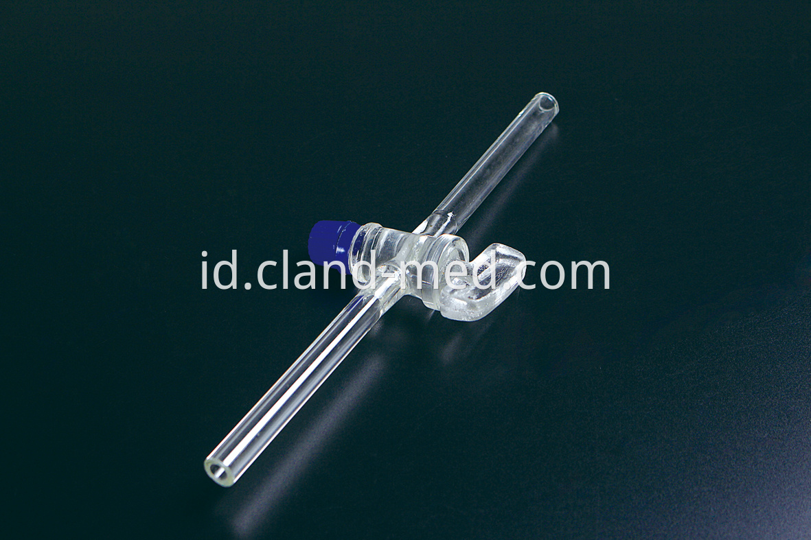 1271 Stopcock Straight bore Two-way PTFEGLASS